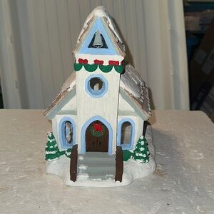Vintage Ceramic Christmas Church